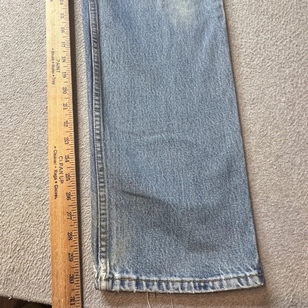 Vintage Levi's 516 Jeans Mens‎ 38x32 (36x31) Blue Slim Fit Light Wash Denim 90s